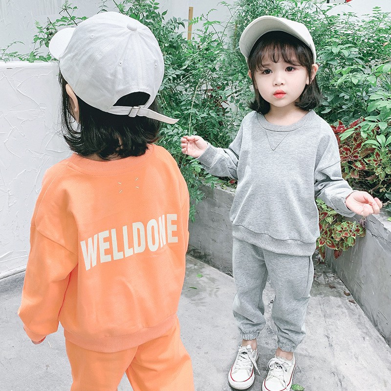 Quần Nỉ Ống Bom Bo Gấu For Kid [FREESHIP]  Jogger mini cạp chun dáng thụng cho bé trai và bé gái Ulzzang SIÊU HOT