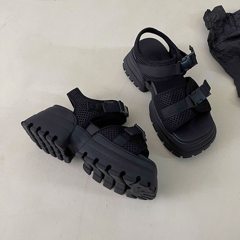 (HÀNG ORDER/ ẢNH THẬT) Dép sandal đế độn bánh mì ulzzang