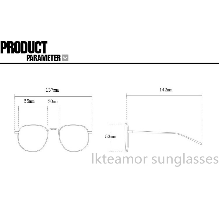 Kính mát mắt mèo nữ oversize chống tia UV400