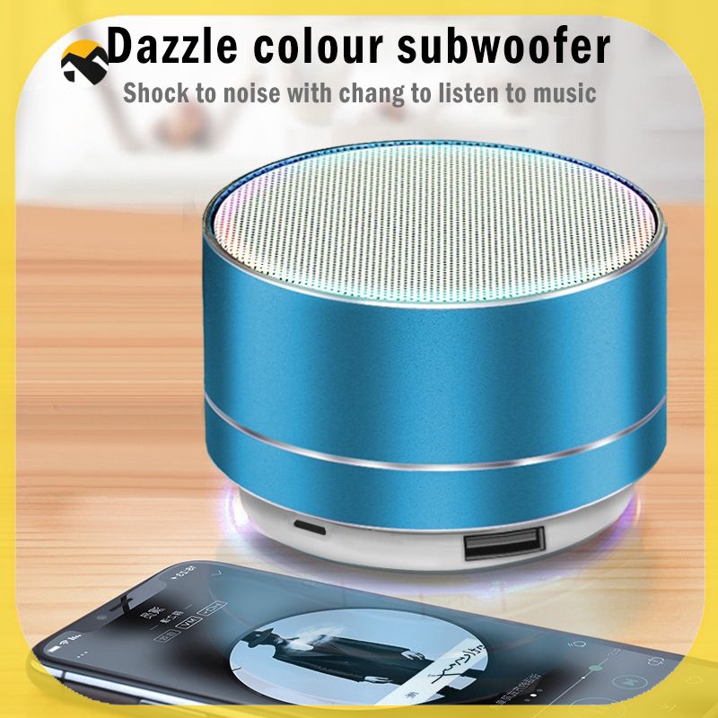 Loa Bluetooth Không Dây Nhỏ Gọn Hỗ Trợ Đọc Thẻ Nhớ Tf