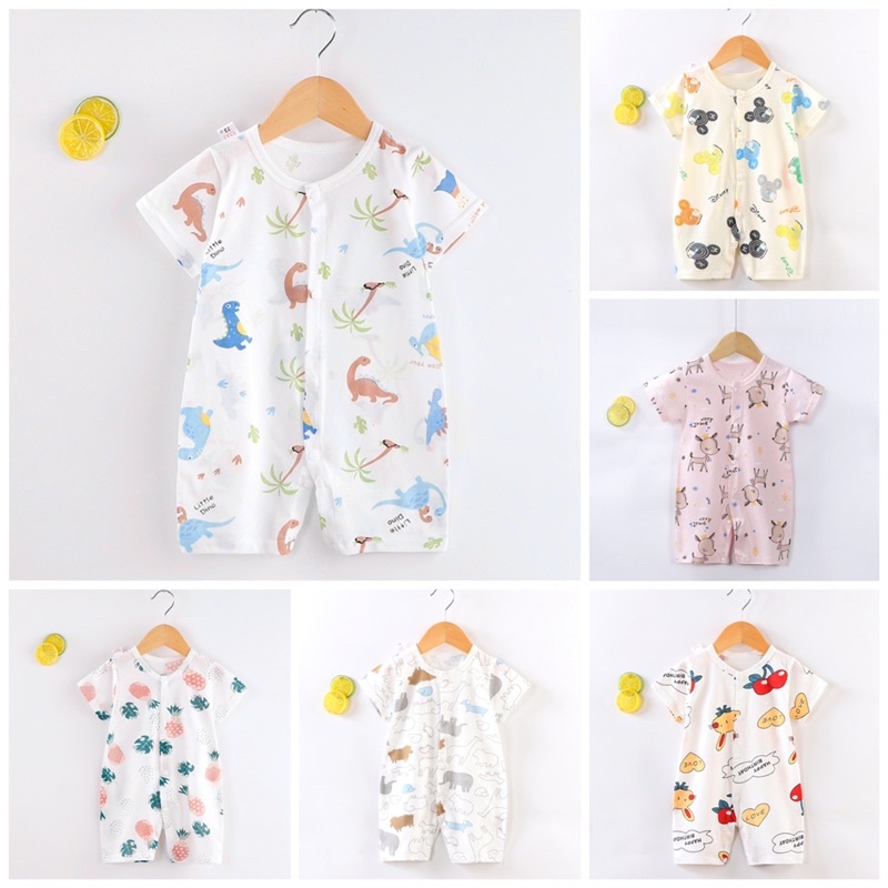 Body đùi cho bé trai và bé gái hàng Quảng Châu chất liệu cotton thoáng mát họa tiết hình thú dễ thương