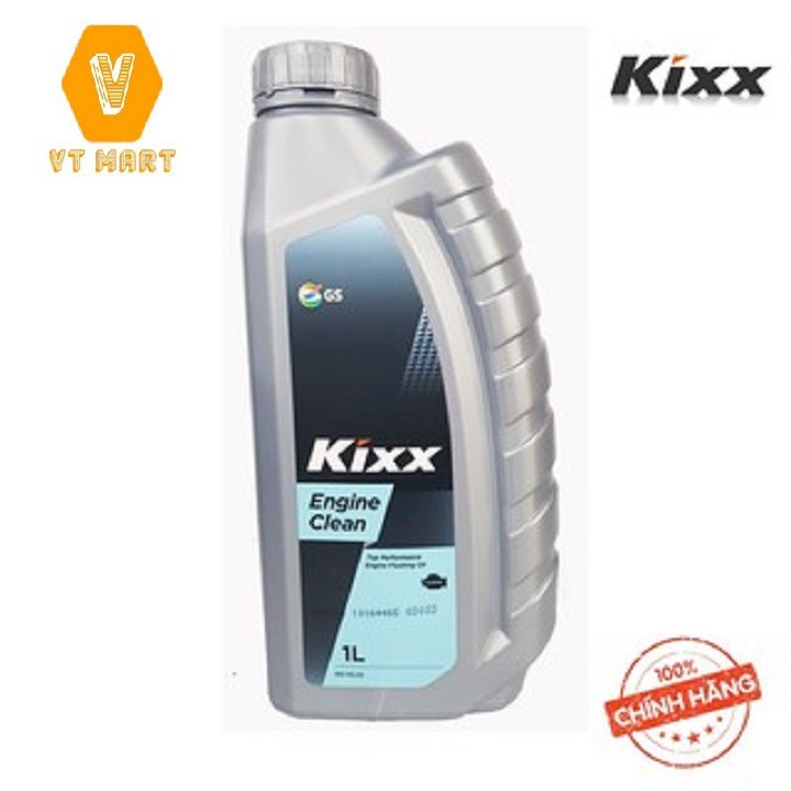 Kixx ENGINE CLEAN – 1Lít nhập khẩu Hàn Quốc súc rửa sạch sẽ an toàn ,kéo dài tuổi thọ cho động cơ