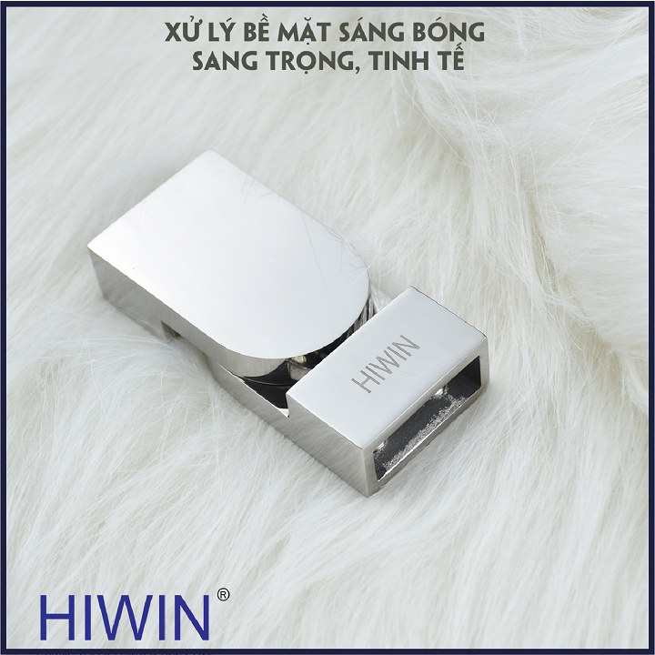 Chuyển góc đa hướng phòng tắm kính inox 304 mặt gương dùng cho ống 10x30mm HIWIN SB-616F