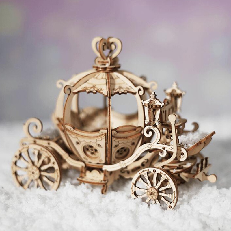 Mô hình đồ chơi lắp ráp 3D bằng gỗ độc đáo