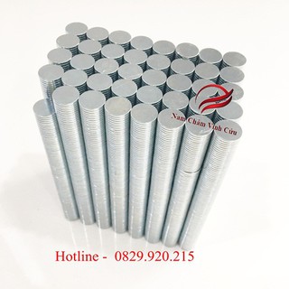nam châm đất hiếm kích thước phi 10mm dày 1mm