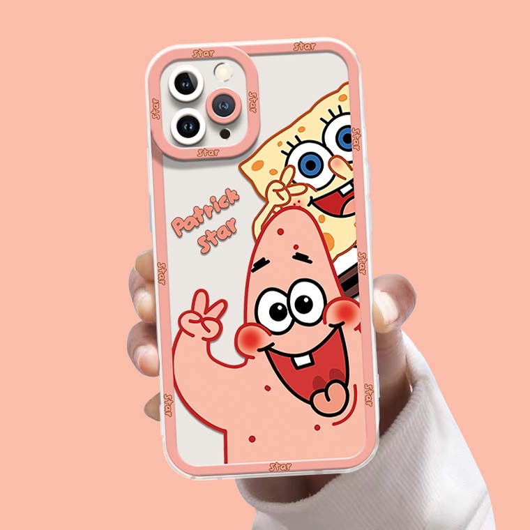 Ốp Điện Thoại Silicon TPU Mềm Trong Suốt In Họa Tiết Dễ Thương Cho IPhone 13 12 Pro Max 11 XS XR X 8 7 6S Plus