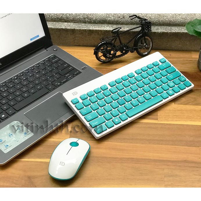 Bộ bàn phím chuột không dây FORTER 1500 nổi bật (version Fashion Slilent button design) - THComputer Q11