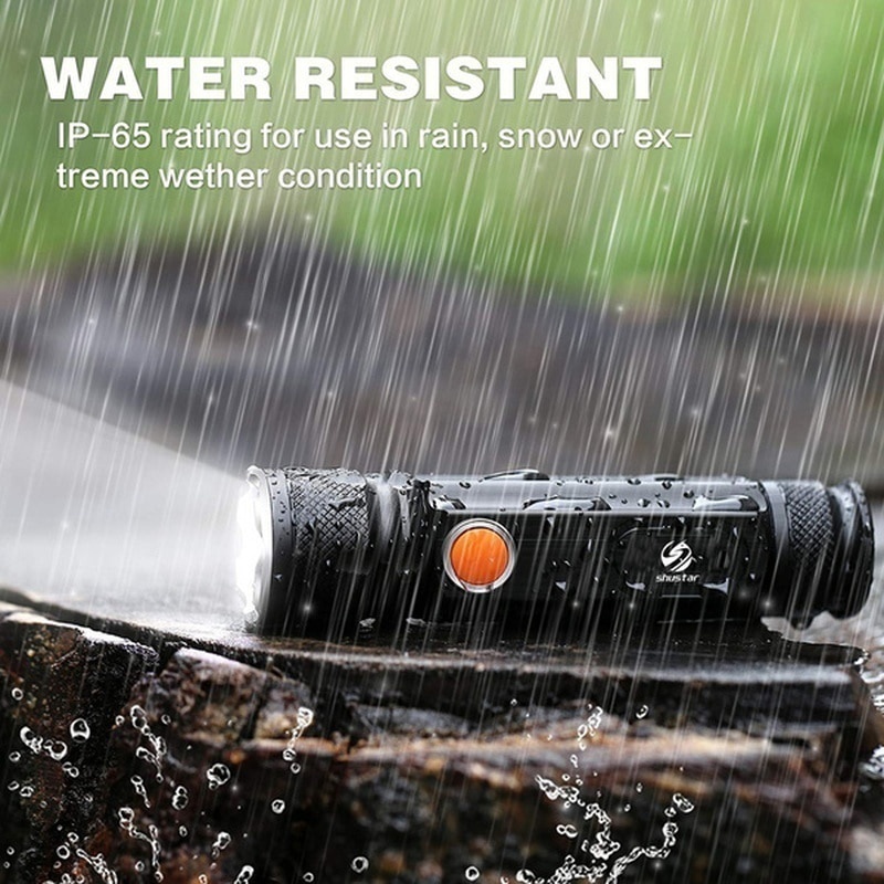 Đèn Pin siêu sáng - Đèn pin T6 chống nước, chống trộm làm bằng hợp kim nhôm