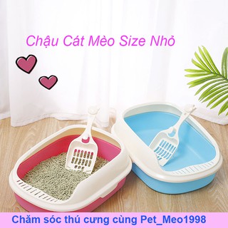Chậu Vệ Sinh Cho Mèo + Tặng Kèm Xẻng