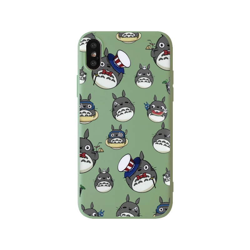 Ốp điện thoại hoạt tiết Totoro đáng yêu dành cho iPhone 6 / 6S / 7 / 8 Plus / X XE X MAX