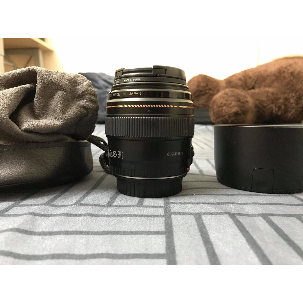 Lens Canon 85mm USM ( mới 99% ) + Filter Marumi Japan + Cap + Hood Zin  - Hàng Xách Tay Nhật