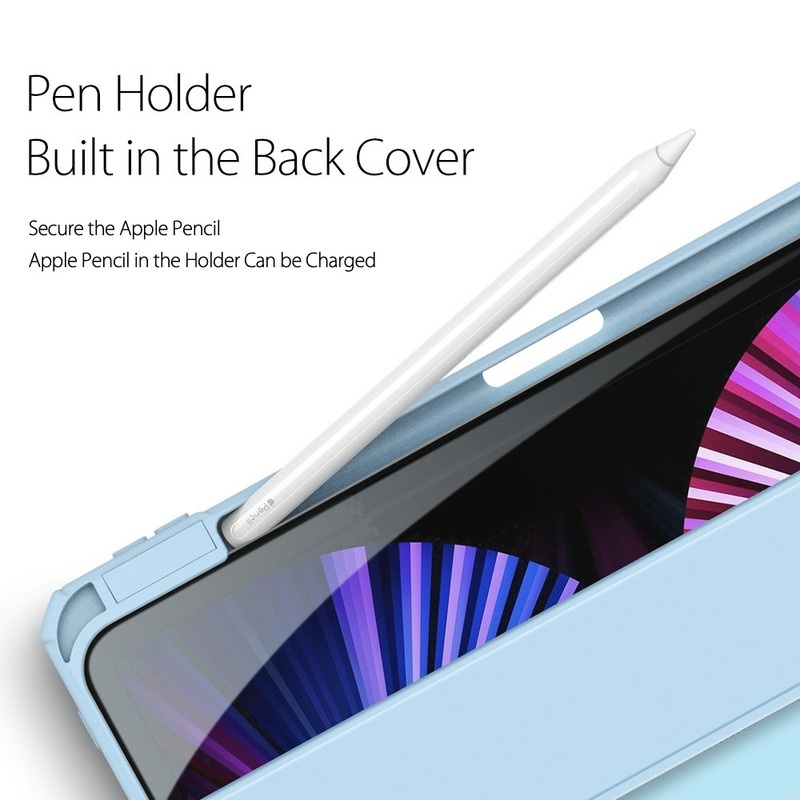Dllencase Bao da máy tính bảng Silicon thích hợp cho For iPad Mini 6 Air 4 10.9 2020 2021 Pro 11 2019 10.2 7th 8th 9th A200