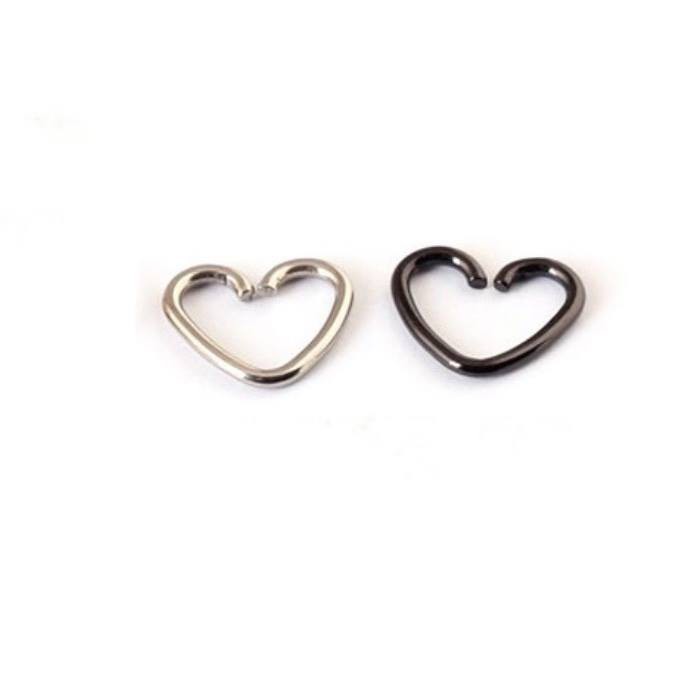 Heart Empty Earring khuyên tai bông tai titan trái tim khuyên vành tai trái tim không gỉ không đen không dị ứng