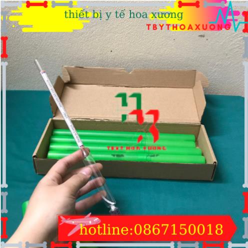 Hộp 10 Cái Cồn Kế, Tửu Kế Đo Nồng Độ Cồn, Độ Rượu Trong Chất Lỏng [Phân Loại 0-100 độ]