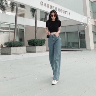 Áo Thun Croptop Nữ Form Dứoi 55kg