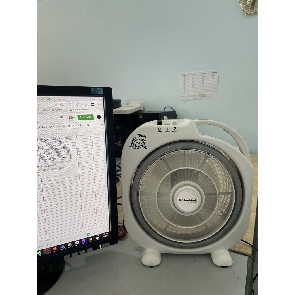 Quạt hộp mini G01 cao cấp nhỏ gọn, tiện dụng, công suất lớn, giá rẻ