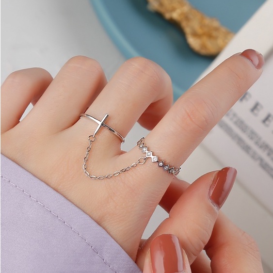 Nhẫn Bạc cao cấp, Nhẫn bạc 𝑪𝒂𝒎 𝒌𝒆̂́𝒕 𝒄𝒉𝒖𝒂̂̉𝒏 𝑩𝒂̣𝒄_ TUNA SILVER Trang sức Bạc