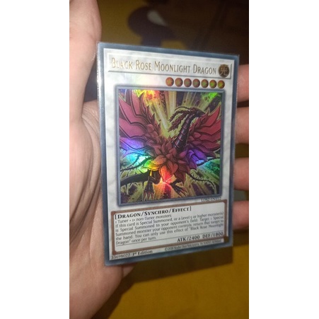 Tên thẻ bài yugioh: Black Rose Moonlight Dragon - LDS2-EN112 - Ultra Rare 1st Edition
