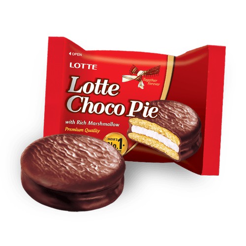 Hộp Bánh LOTTE CHOCO PIE 12 CÁI - 4 Vị