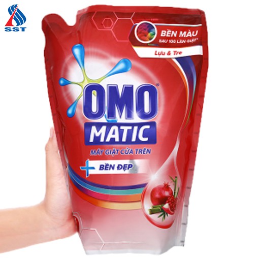 Nước giặt Omo Matic Bền đẹp Cửa trên Túi 2.3kg -67857926