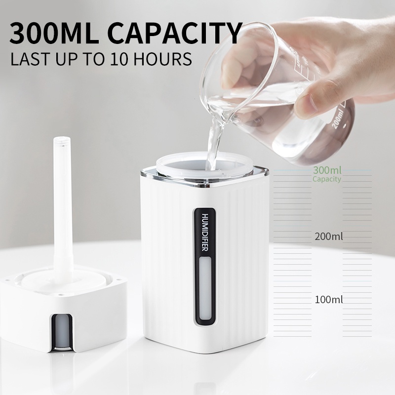 Máy Tạo Độ Ẩm Không Khí Mini Để Bàn Kèm Phụ Kiện