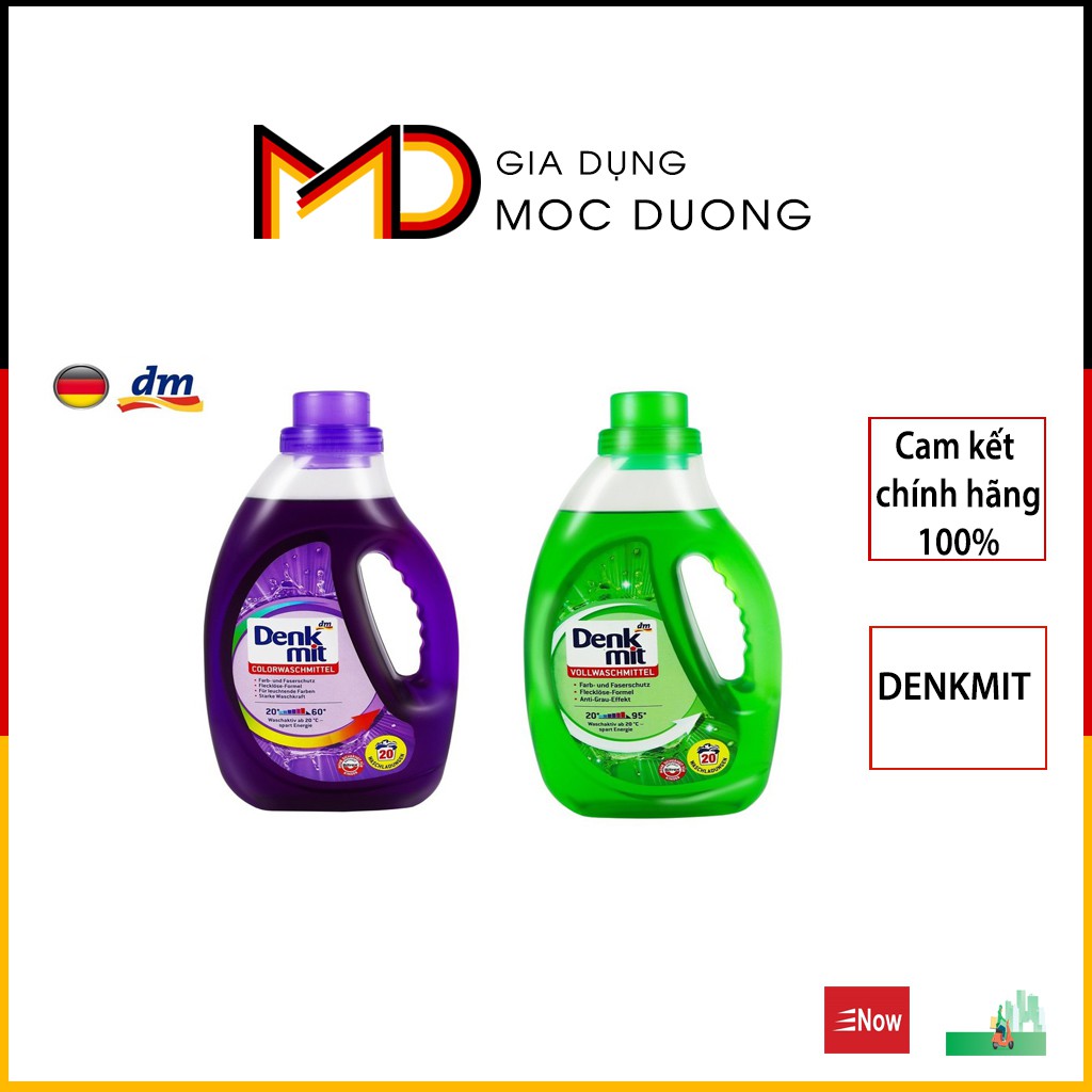 Nước giặt quần áo Denkmit áo Màu - áo Trắng [ HÀNG ĐỨC]