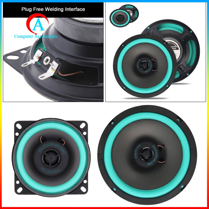 Bộ Loa Âm Thanh Xe Hơi Bằng Polypropylene Hình Nón Full Range 4 Ohm