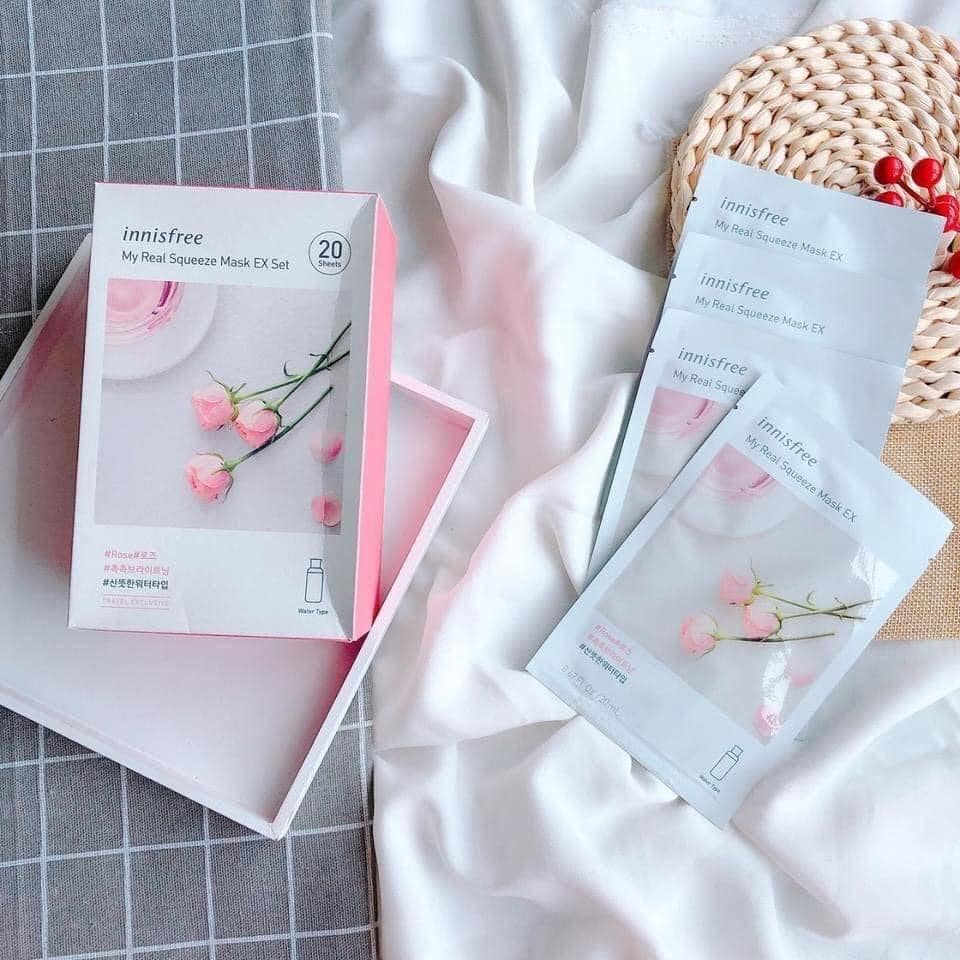 [MẪU MỚI] Mặt Nạ Giấy Innisfree My Real Squeeze Mask
