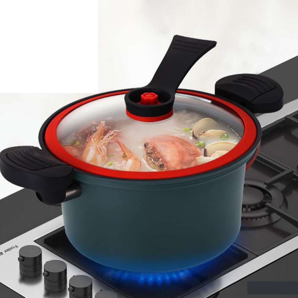 Nồi Áp Suất Bếp Gas, Bếp Từ Dung Tích 3l Kiểu Dáng Hàn Quốc Gọn Nhẹ Dễ Dàng Sử Dụng