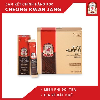 Nước Hồng Sâm Hậu Dệu Mặt Trời KGC Everytime Blance , Hộp 30 gói x 10ml Cheong Kwan Jang