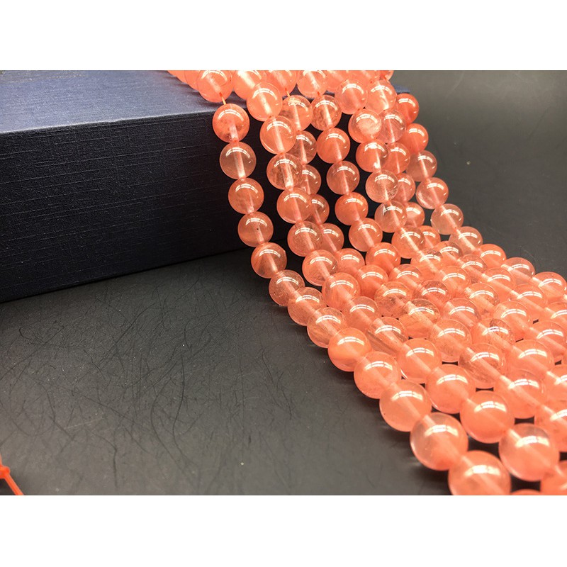 Chuỗi Hạt Pha Lê Đỏ Dưa Hấu 4-12mm Tự Làm Vòng Tay / Trang Sức