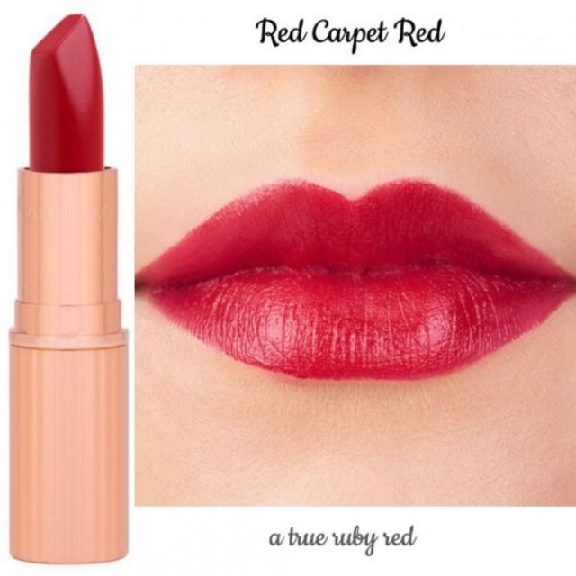 Son charlotte tilbury red carpet red