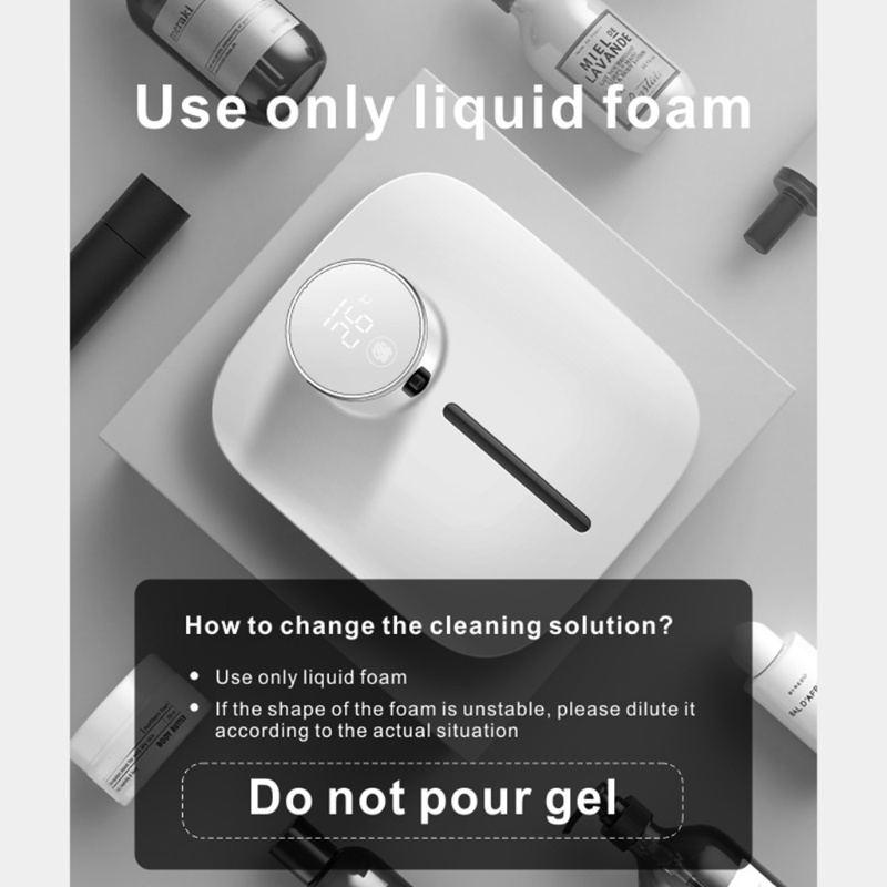 Hộp Đựng Xà Phòng Gắn Tường Cảm Biến Thông Minh Có Thể Sạc Lại