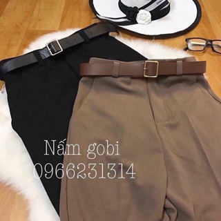 Quần baggy kèm đai