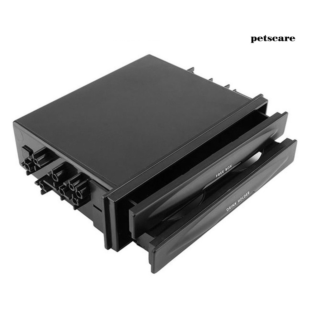 Hộp đựng ly uống nước 2 tầng bằng chất liệu nhựa dùng trong xe hơi