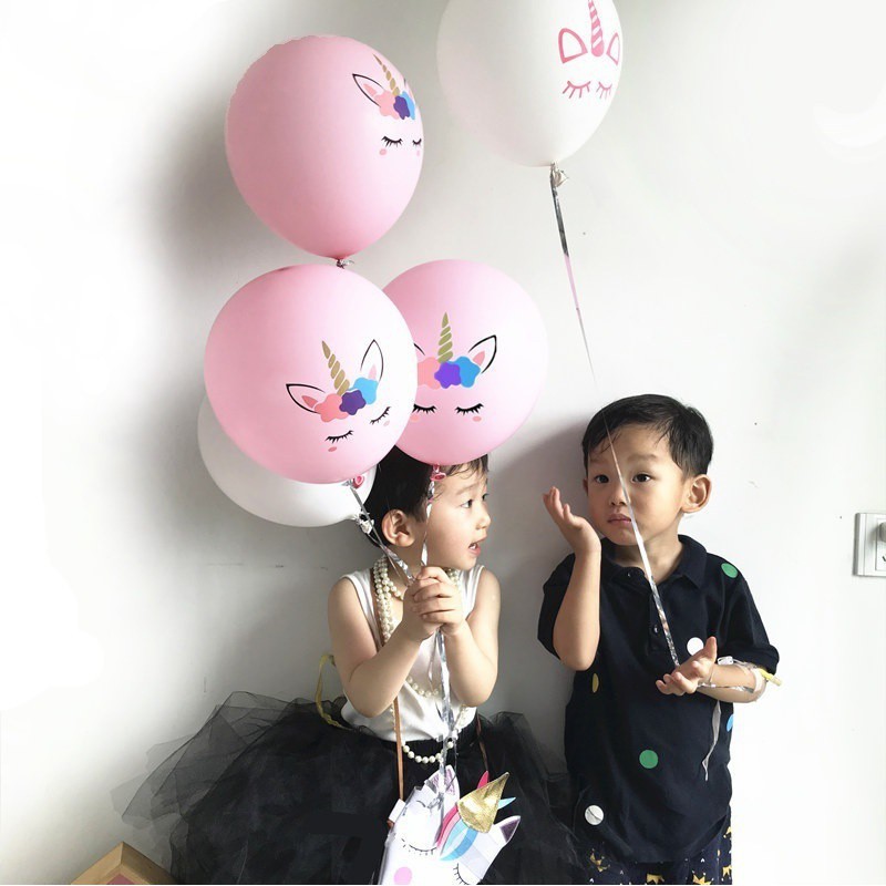 Bộ bong bóng bằng cao su họa tiết hoạt hình trang trí cho tiệc sinh nhật
