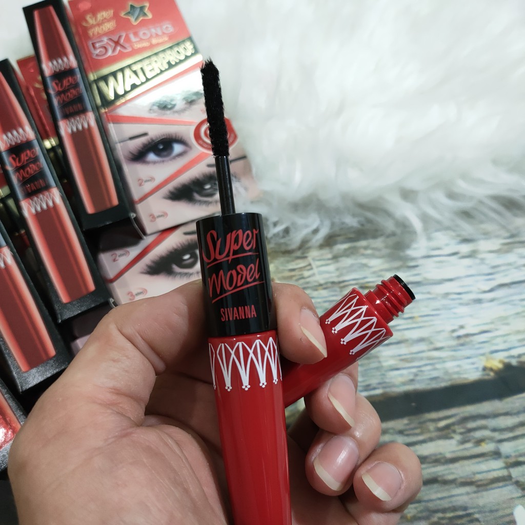 Mascara 2 đầu 5X Long Thái Lan - dày và cong mi