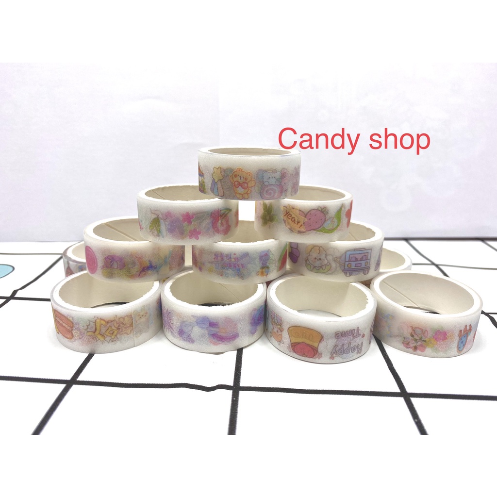 Combo 32 cuộn băng dính washi tape