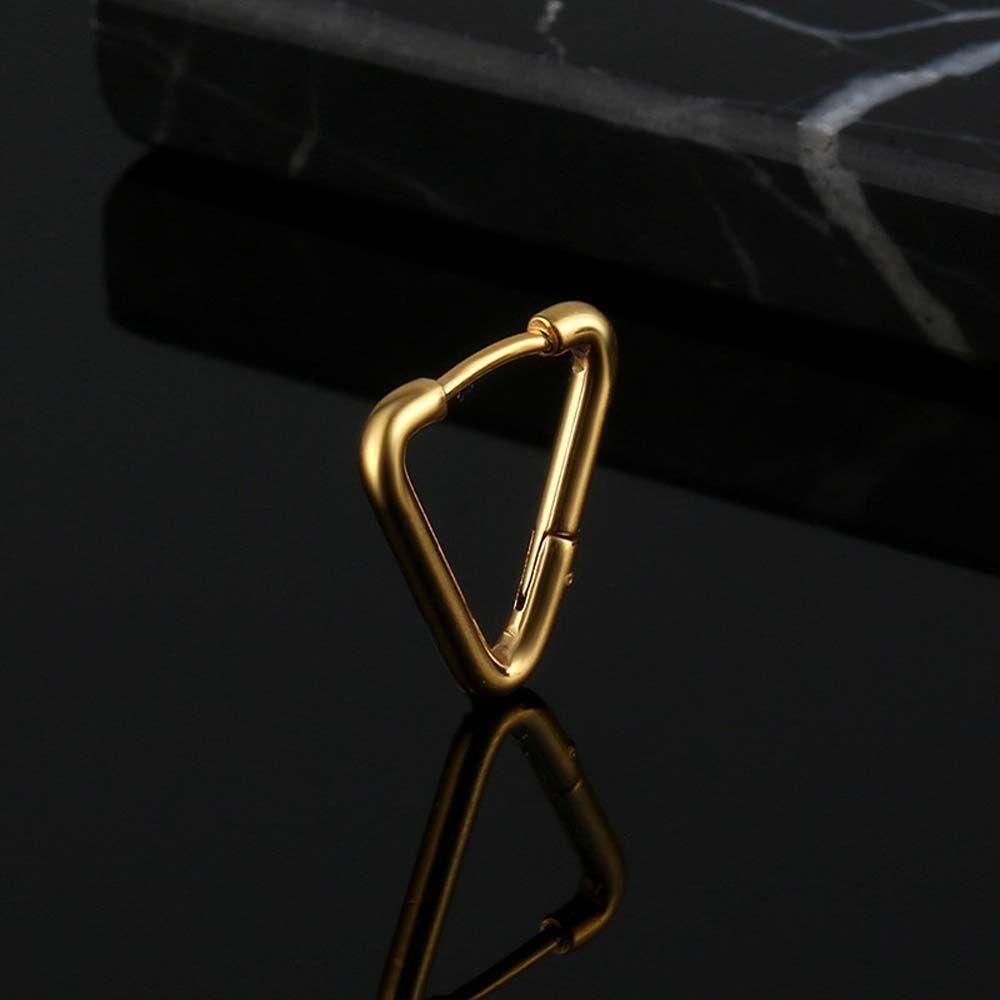 Khuyên Tai Tròn Bằng Thép Không Gỉ Thời Trang Cho Nam Và Nữ