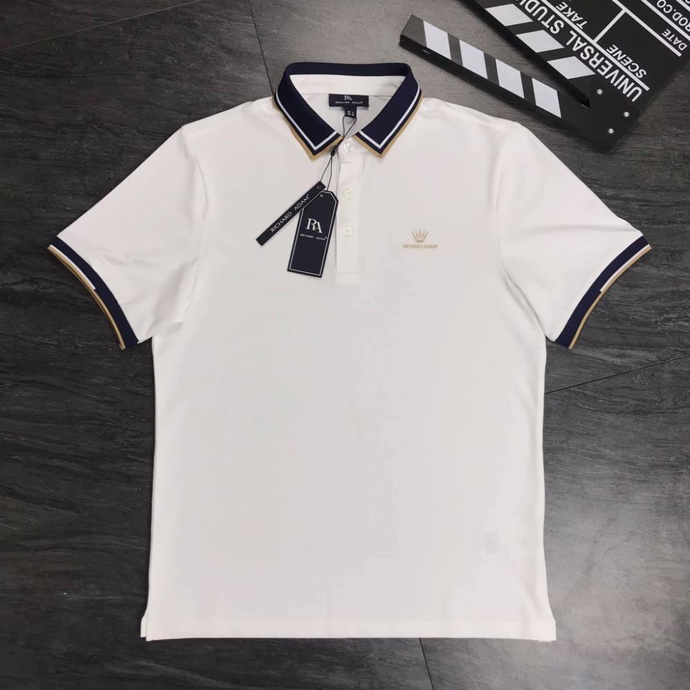 Áo Polo Nam vải Cá sấu CVC Cao Cấp RICHARD ADAM thêu ngực phong cách sang trọng