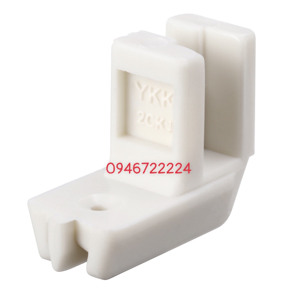 Chân vịt nhựa tra dây kéo dấu máy may gia đình