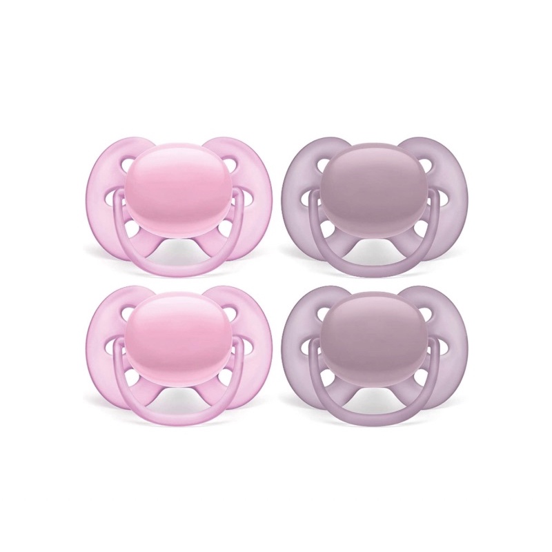 Ti giả Avent Ultra soft dành cho bé 0-6m và 6-18m