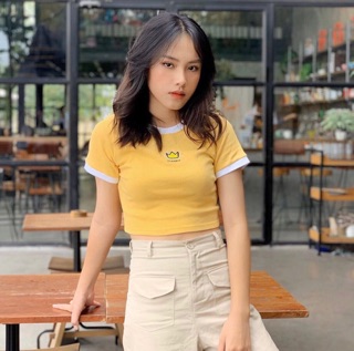 Croptop Thêu Prince ☀️