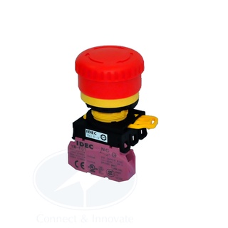 Nút dừng khẩn Idec YW1B phi 22mm