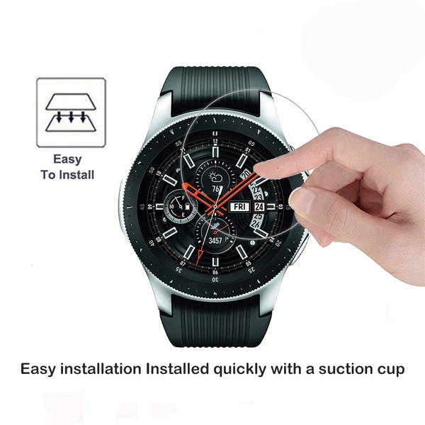 1 kính cường lực HD trong suốt bảo vệ màn hình đồng hồ Samsung Galaxy Watch 46mm 42mm