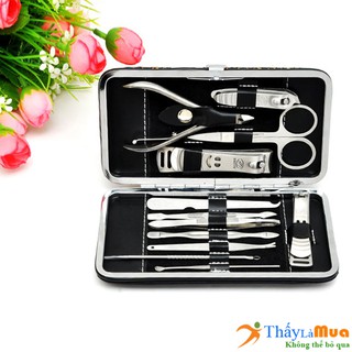 BỘ DỤNG CỤ CHĂM SÓC MÓNG TAY, MÓNG CHÂN GỒM 12 MÓN (CAM KẾT HÀNG LOẠI 1) (giá siêu rẻ)