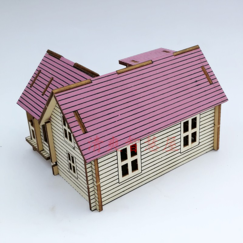 Đồ chơi lắp ráp gỗ 3D Mô hình Nhà gỗ Villa I Laser LC-GPH021