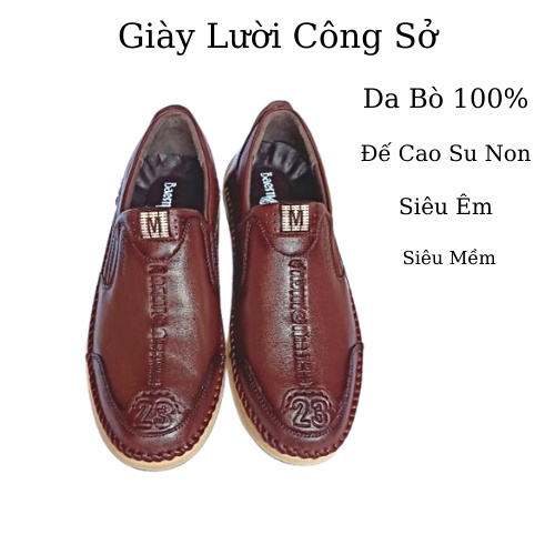 Giày tây nam cao cấp - Giầy nam công sở cao cấp da bò - Bảo hành 12 tháng