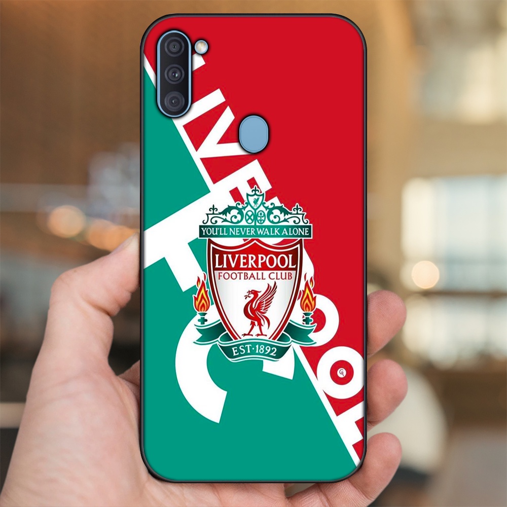 Ốp lưng Samsung A11, M11 viền đen in hình Liverpool FC