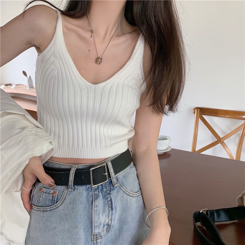 One Bộ Áo Sơ Mi Tay Dài Dáng Rộng + Áo Khoác Sát Nách Thời Trang Hàn Quốc 2022